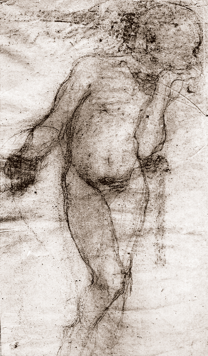  Nicolai Ivanovich Fechin —— 站着的裸女